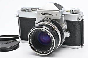 1C-328 Nikon ニコン Nikomat FTN NIKKOR-H Auto 50mm f/2 一眼レフフィルムカメラ マニュアルフォーカス