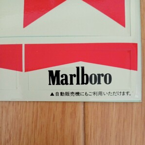 マルボロ ステッカー Marlboro サイズ別セット 当時物 2枚組用の画像5