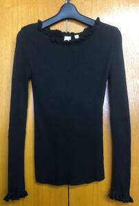  lady's *GAP* cut and sewn XS black outside fixed form 250 jpy secondhand goods 