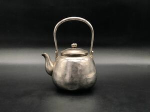煎茶道具 銀瓶 純銀 湯沸 急須 茶道具 