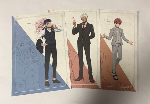Fate DINING フィナーレ ランサー エミヤ 衛宮士郎 お裾分けポストカード fgo ufotable