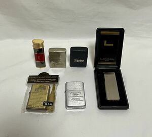 1円〜ZIPPO オイルライター 6点まとめ売り YVES SAINT LAURENT LANCELL PARIS