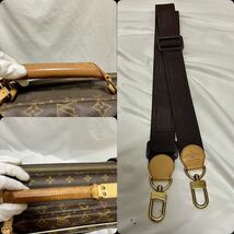 1円〜LOUIS VUITTON ルイ ヴィトン モノグラム サテライト53 スーツケース トラベルバッグ 旅行カバン 2WAY ショルダー M23356_画像9