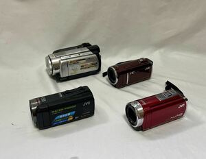 1円〜デジタルビデオカメラ 4点まとめ売り SONY ①GZ-HM33-R ②GZ-HM460-R ③C-RX500-B ④HDR-XR500V 通電確認済み