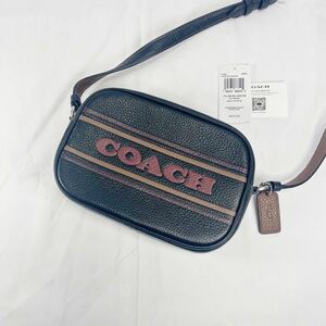 コーチ　ショルダーバッグ　ブラック　未使用品　カメラバッグ　レザー　coach ミニ　黒