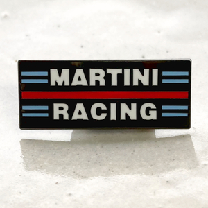 マルティニ・レーシング②　MARTINI　ロゴ　マーク　ストライプ◆ピンバッジ　ピンズ　バッチ　ブローチ◆イタリア　自動車　イタ車