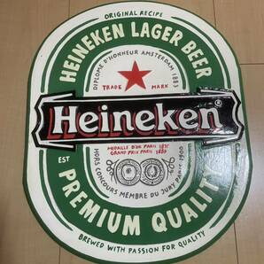 【即決値下早い者勝ち】HEINEKEN ハイネケン ビール 吊り 看板 ディスプレイ サイン アメリカン インテリア アンティーク ヴィンテージの画像1