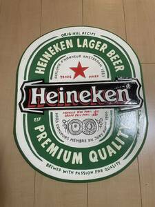 【即決値下早い者勝ち】HEINEKEN ハイネケン ビール 吊り 看板 ディスプレイ サイン アメリカン インテリア アンティーク ヴィンテージ