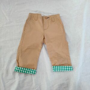 《未使用品》babyGAP コットンズボン　ベージュ　6-12Ｍ 70cm