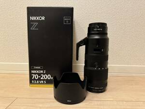 【美品】Nikon ニコン NIKKOR Z 70-200mm f/2.8 VR S 元箱 おまけ付き