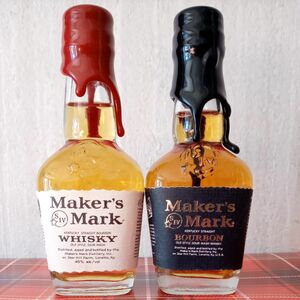レッドトップ Maker’s Mark ・ブラック　トップ Maker’sMarkミニボトル2本セット