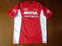 ☆nismo☆ニスモ☆NISSAN☆日産☆正規品☆MOTUL☆AUTECH☆GT-R☆半袖☆Tシャツ☆Lサイズ☆胸/背中/左右袖 ロゴプリント☆レッド/ホワイト☆_画像7