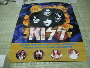 KISS キッス/ YOU WANTED THE BEST,YOU GOT THE BEST!! / ポスター 未使用品