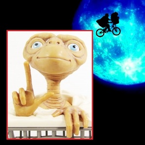 激レア ET フィギュア エキストラ テレストリアル E.T.を乗せるカゴ 桑原商会 BMX バスケット 地球外生命体 E.T. フィンガータッチ ケースの画像2