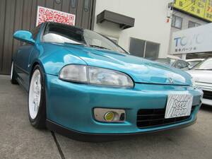 DEEPSRACING★新品EG6シビックSiRホンダ純正フロントエアスポイラー71110-SR3-000★③検)EG3 EG4 EG5 B16A EJ1 クーペ