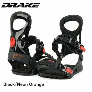 1円 SNB/24 DRAKE ドレイク KING LTD キングリミテッド/L/Black/Neon Orange/日本正規品/ビンディング/日本限定モデル/スノーボード