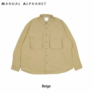 1円 SNB/MANUAL ALPHABET TECH FISHING SHIRT テック フィッシング シャツ SR-22-S02/Beige/XL/アウター/トップス/アウトドア/釣り