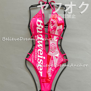 *新品*露出大 キャンギャル Sexy ハイレグ ホルターネック レオタード*水着*バドガール*レースクイーン 制服 コスチューム ユニフォーム