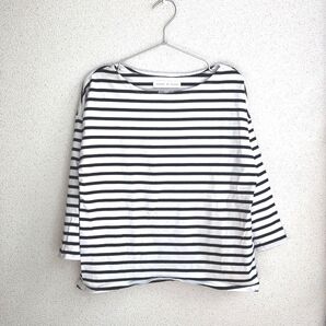 SENSE OF PLACE センスオブプレイスボーダーカットソー/七分袖【F】