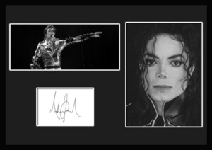 20種類!Michael Jackson/マイケル・ジャクソン/サインプリント&証明書付きフレーム/BW/モノクロ/ディスプレイ (12-3W)