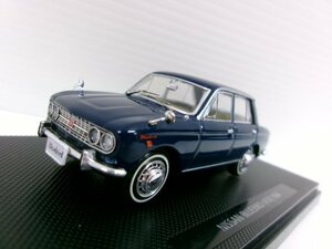 エブロ 1/43 ニッサン ブルーバード 410 1964 ブルー (5131-655)