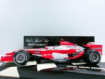 ミニチャンプス 1/43 スーパー アグリ ホンダ SA08 #18 2008 佐藤琢磨 (8179-539)_画像3