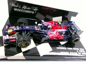 ミニチャンプス 1/43 スクーデリア トロロッソ STR3 #15 イタリアGP 2008 ウィナー S.ベッテル (8179-543)