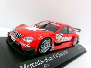 ミニチャンプス 1/43 メルセデスベンツ Cクラス DTM 2006 #10 Team Persson J.アレジ (1144-567)