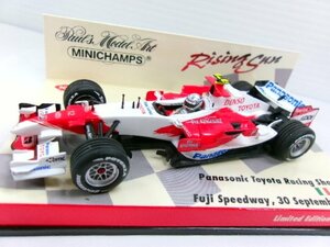 京商特注 ミニチャンプス 1/43 パナソニック トヨタ レーシング ショーカー 2007 J.トゥルーリ 富士スピードウェイ (8179-554)