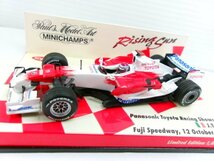 京商特注 ミニチャンプス 1/43 パナソニック トヨタ レーシング ショーカー 2008 J.トゥルーリ 富士スピードウェイ (8179-555)_画像1