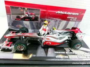 ミニチャンプス 1/43 ボーダフォン マクラーレン メルセデス MP4-25 #2 Qualifying Session カナダGP 2010 L.ハミルトン (8179-552)