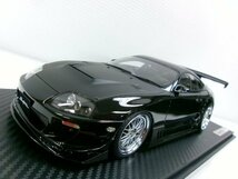 イグニッションモデル 1/18 トヨタ スープラ JZA80 RZ ブラック (5125-558)_画像1