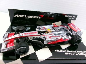 ミニチャンプス 1/43 ボーダフォン マクラーレン メルセデス MP4-23 #22 2008 L.ハミルトン (8179-550)