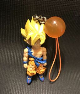 ドラゴンボール/DRAGONBALL/ キャラストラップ 超サイヤ人 孫悟空 フィギュアキーホルダー 検索用 UDM