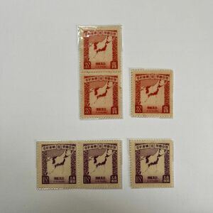 昔の切手　1930年第2回国勢調査記念切手