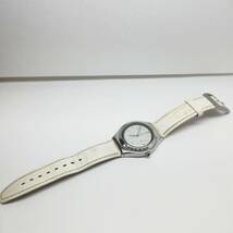 SWATCH IRONY アイロニー 白革/メンズ腕時計/電池交換済み_画像3