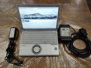  Volvo vehicle diagnosis machine Japanese edition VIDA2014D Note PC+ diagnosis machine set breakdown diagnosis parts catalog parts list service book DICE same etc. goods 