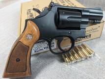 HWS ハートフォード S&W M15 コンバットマスターピース 2インチ HWブラック HWS純正木製グリップ付 未発火 _画像7