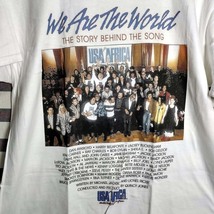 希少 WE ARE THE WORLD USA FOR AFRICA Tシャツ【XLサイズ】 / ウィーアーザワールド マイケルジャクソン シンディローパー_画像2