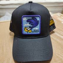 新品/送料無料☆彡ルーニーテューンズロードランナー黒 ☆メッシュキャップLooney tunes CAP　帽子_画像2