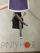 レトロ 年代物 昭和 パンスト タイツ ラモナー panty hose パープル 紫系 ドット 柄 デザイン パンティストッキング stocking ホース_画像3