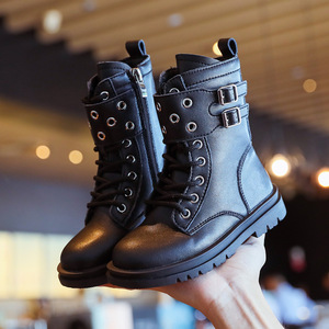 ☆ ブラック ☆ 27(17cm) ☆ キッズ ブーツ pkboots1201 キッズ ブーツ 女の子 マーティンブーツ ショートブーツ ショート ショート丈