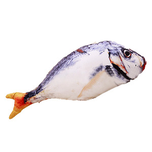 * I type * 30cm * cwj09 cat toy cat toy fish one person playing cat .. soft toy Dakimakura .......... real . fish ..