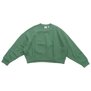 * green * JEMORGAN. braided reverse side wool short sweat Crew sweatshirt lady's JEMORGAN JD082-598 sweat pants 