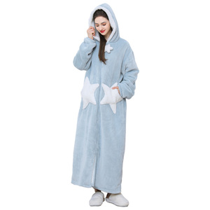 * blue * L size * room wear soft warm pair lady's men's mmrwr110f room wear winter part shop put on pyjamas put on blanket 