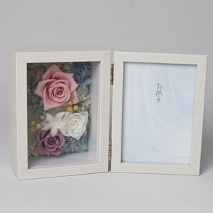 * rose pink * preserved flower memorial frame preserved flower . flower ... picture frame memorial flower 