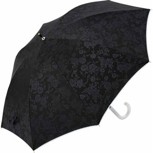 ☆ ピコレースブラック ☆ 晴雨兼用 手開き式長傘 50cm 晴雨兼用 長傘 50cm 晴雨兼用傘 傘 かさ レディース 雨傘 日傘 パラソル