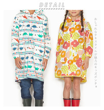 ☆ カラフルボーダー ☆ L(120-140cm） ☆ ワールドパーティー W.P.C KIDS PONCHO WKR子供用レインポンチョ レインコート キッズ_画像4