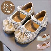 ☆ シルバー ☆ 27(16cm) ☆ フォーマルシューズ 女の子 pmyshoess19 フォーマルシューズ 女の子 子供靴 キッズシューズ ドレスシューズ_画像3