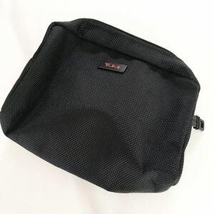 ◆◆◆TUMI ポーチ　ブラック　特殊生地　未使用新品　ビジネスクラス　ノベルティ